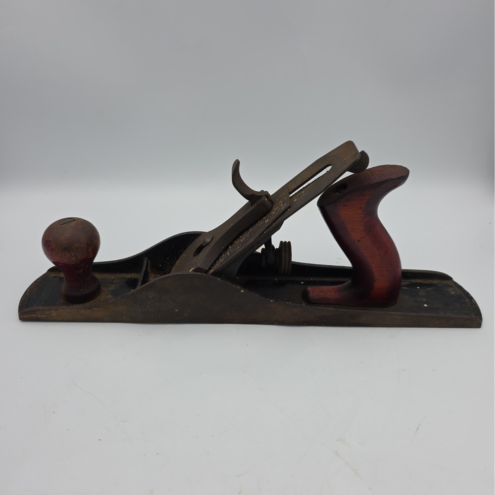 Vintage Made In The USA 14" Carpenters Woodworking Plane Tool